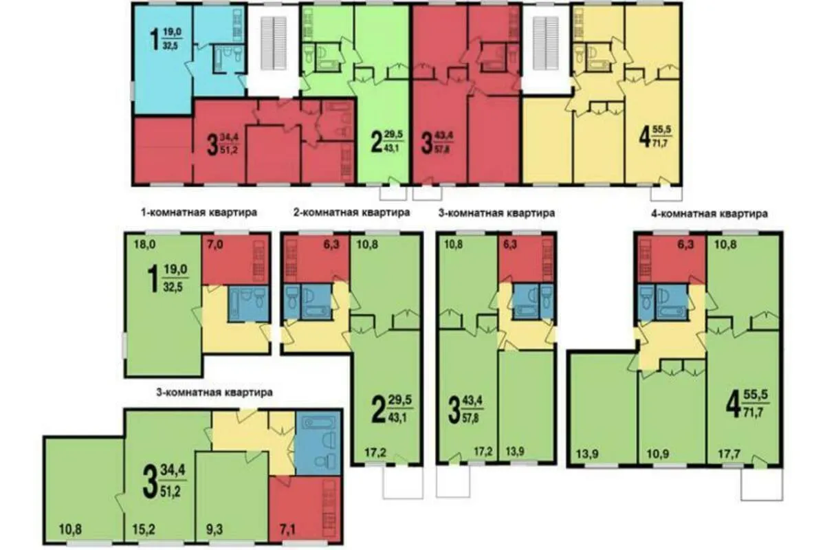 Планировка советских квартир — основные отличия от современных